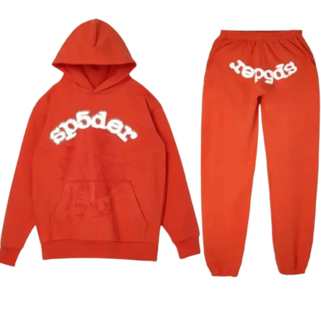 Orange Logo Spider Worldwide Tracksuit Orange Logo Spider Worldwide Tracksuit