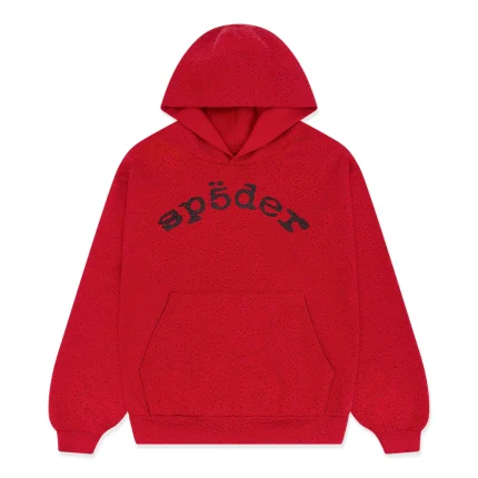 SP5DER VVS TRACKSUIT RED