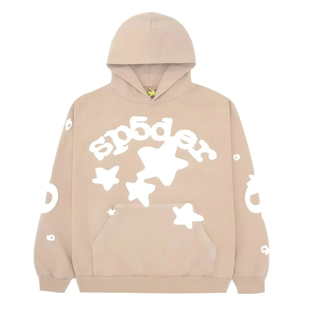Sp5der Beluga Hoodie Light Brown Sp5der Beluga Hoodie Light Brown