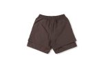 Sp5der OG Web Double Layer Brown Shorts