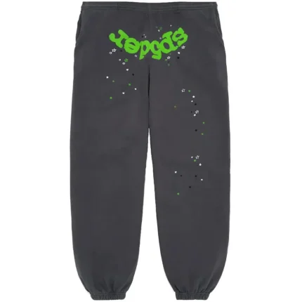 Sp5der Wait Web Sweatpants Slate Grey